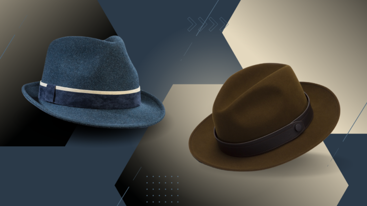 Trilby and Fedora Hat Difference